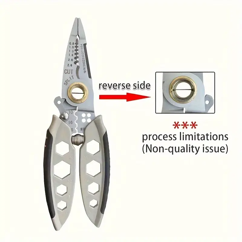9-in-1 Multifunctional Sharp Cutting Pliers: Quick Stripping, Thick Spring, Convenient, Labor-saving, Crimping, Stripping, Cutting for Mechanical and Automotive Maintenance