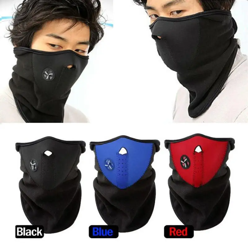 Unisex Motorcycle Warm Mask Neck Warm Snowboard Bike Riding Mask Scarf Accessories Windproof Outdoor Sports Ski Cycling Bicycle