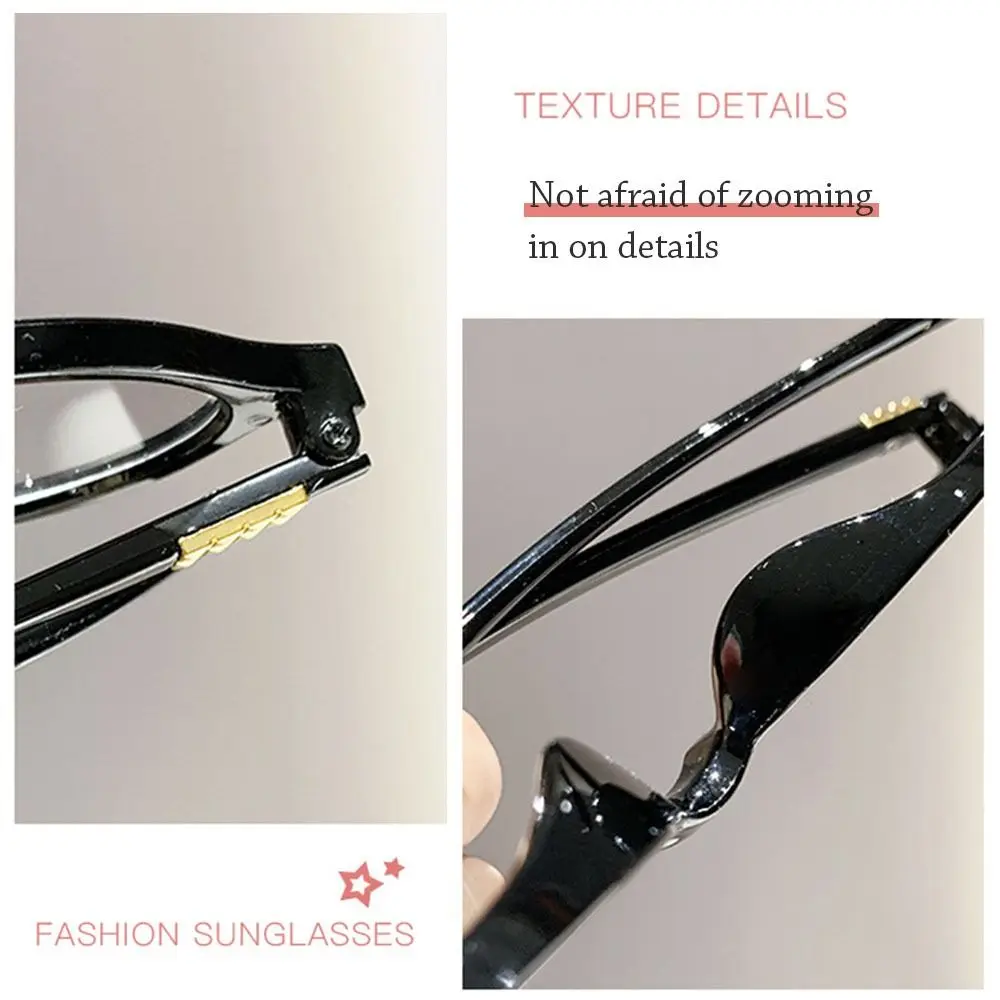 Y2K Retro Oval Frame Glasses Women Female Sweet Cool Eyewear Trend Reading Computer Anti Blue Light Eyeglasses