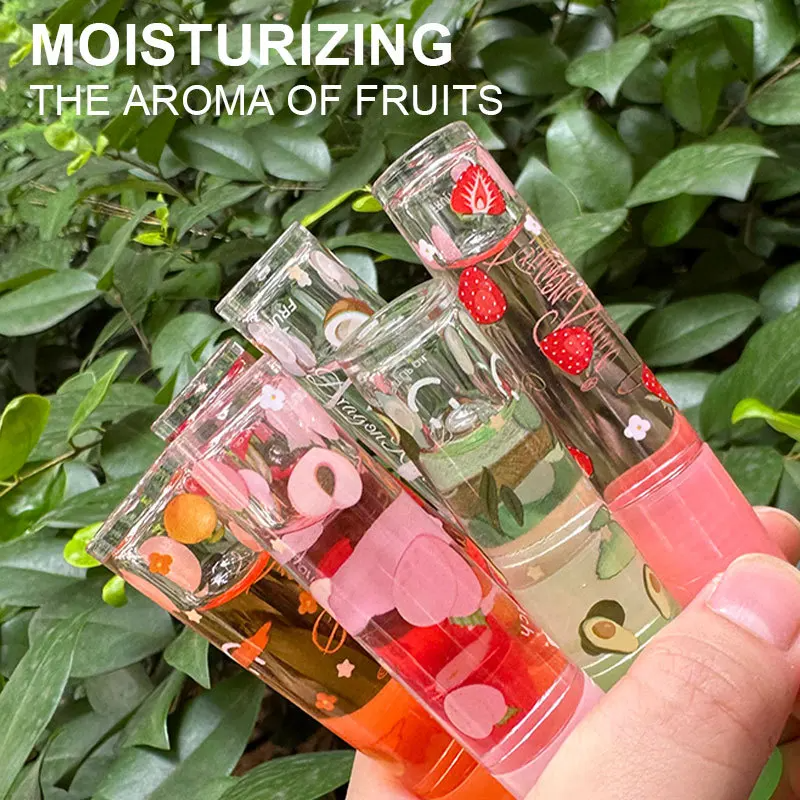 2Pcs Mirror Lipstick With Water Lip Gloss Transparent Glass Liquid Oil 6 Colors Random Moisturizing