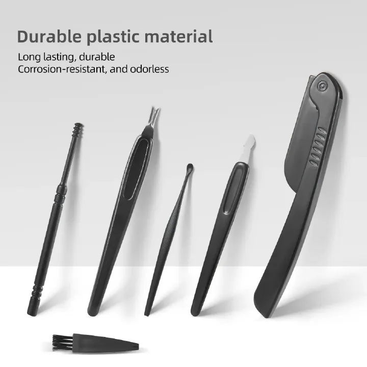 24pcs Manicure Tool Set With Box Stainless Steel Cuticle Nipper Cutter Kit Professional Nail Clippers Pedicure Nail Art Grooming Tools