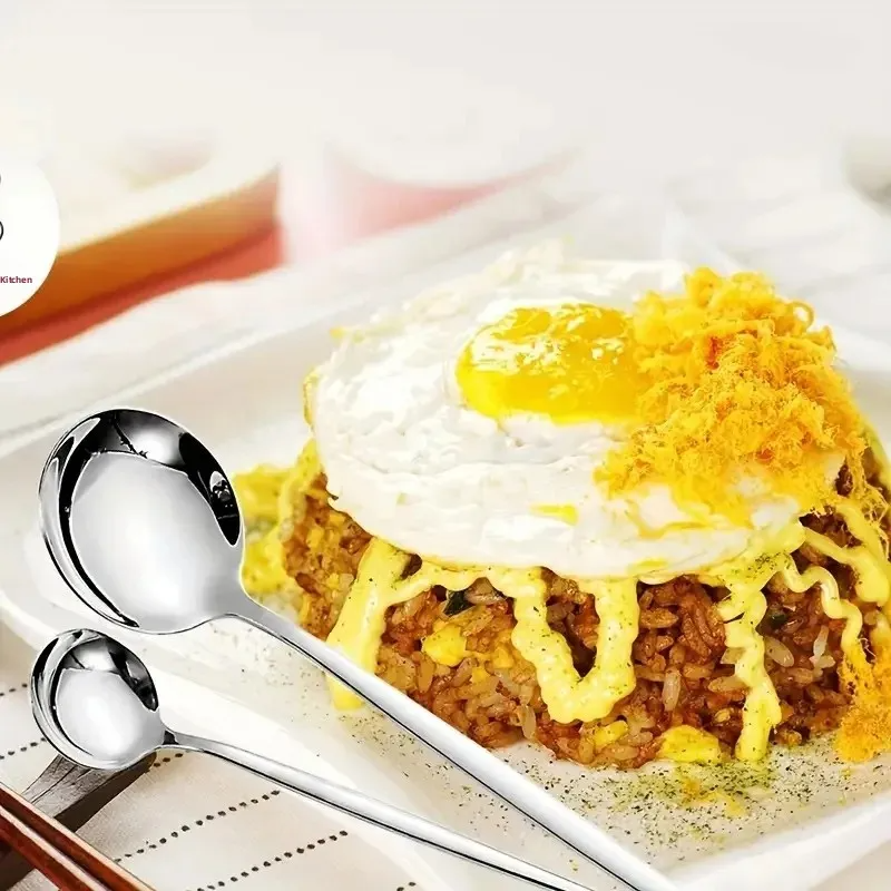 5pcs Stainless Steel Cutlery Set-Including Steak Knife,Forks,Spoons and Teaspoon,Dinner Forks,Dinner Spoons,Fruit Forks,Small Dessert Spoon,Coffee Spoon,Mirror Polished Stainless Steel Cutlery Set