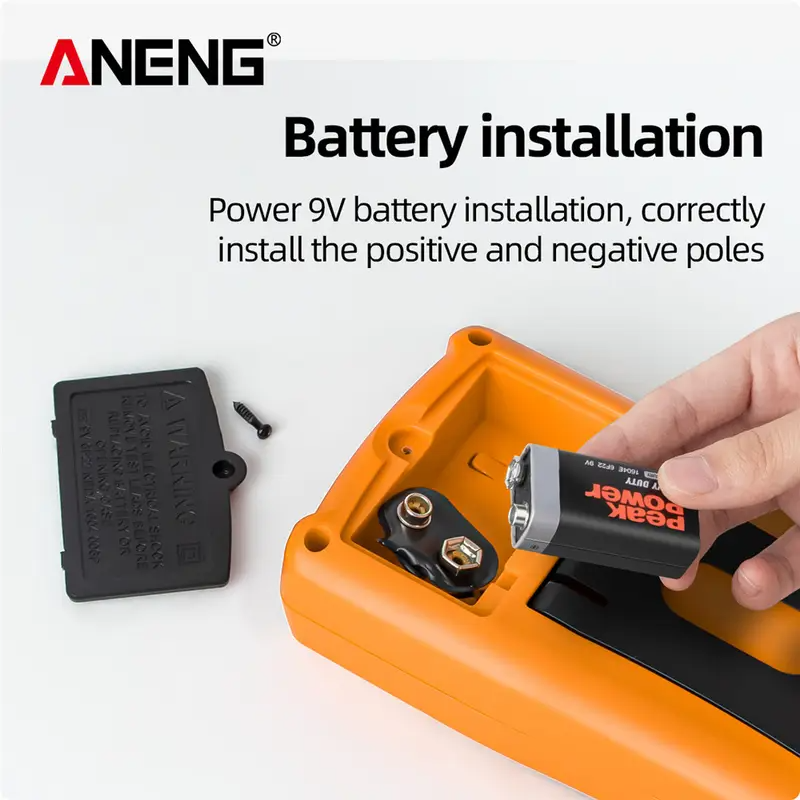 [Automatic Professional] ANENG DM850 | Automatic Digital Multimeter | 1999 Counts | Auto AC/DC Voltage Tester | Ohm Current Ammeter Detector Tool