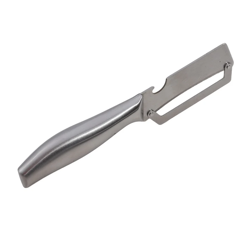 1pc Heavy-Duty Stainless Steel Vegetable Peeler with Ergonomic Handle - Thick Blade for Pumpkins, Carrots, Potatoes | Food-Safe, Durable Kitchen Tool for Home & Professional Use, Vegetable Slicer