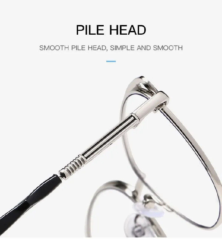 1PC New Metal Cat Eye Anti Blue Light Glasses Blocking Photochromic Photogray Lunett Shades Eyewear Spectacles Female Eyeglasses