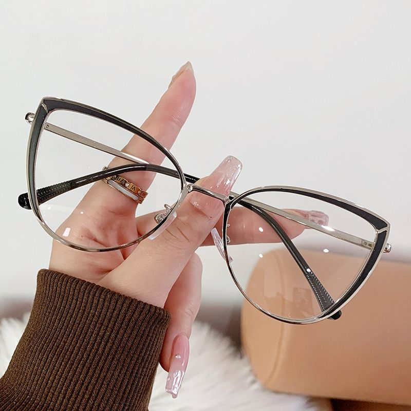 Cat Eye Photogrey Anti Blue Light Photochromic Women Glasses Eyewear Anti Reflection Wholesale Eyeglasses Frames 1PC