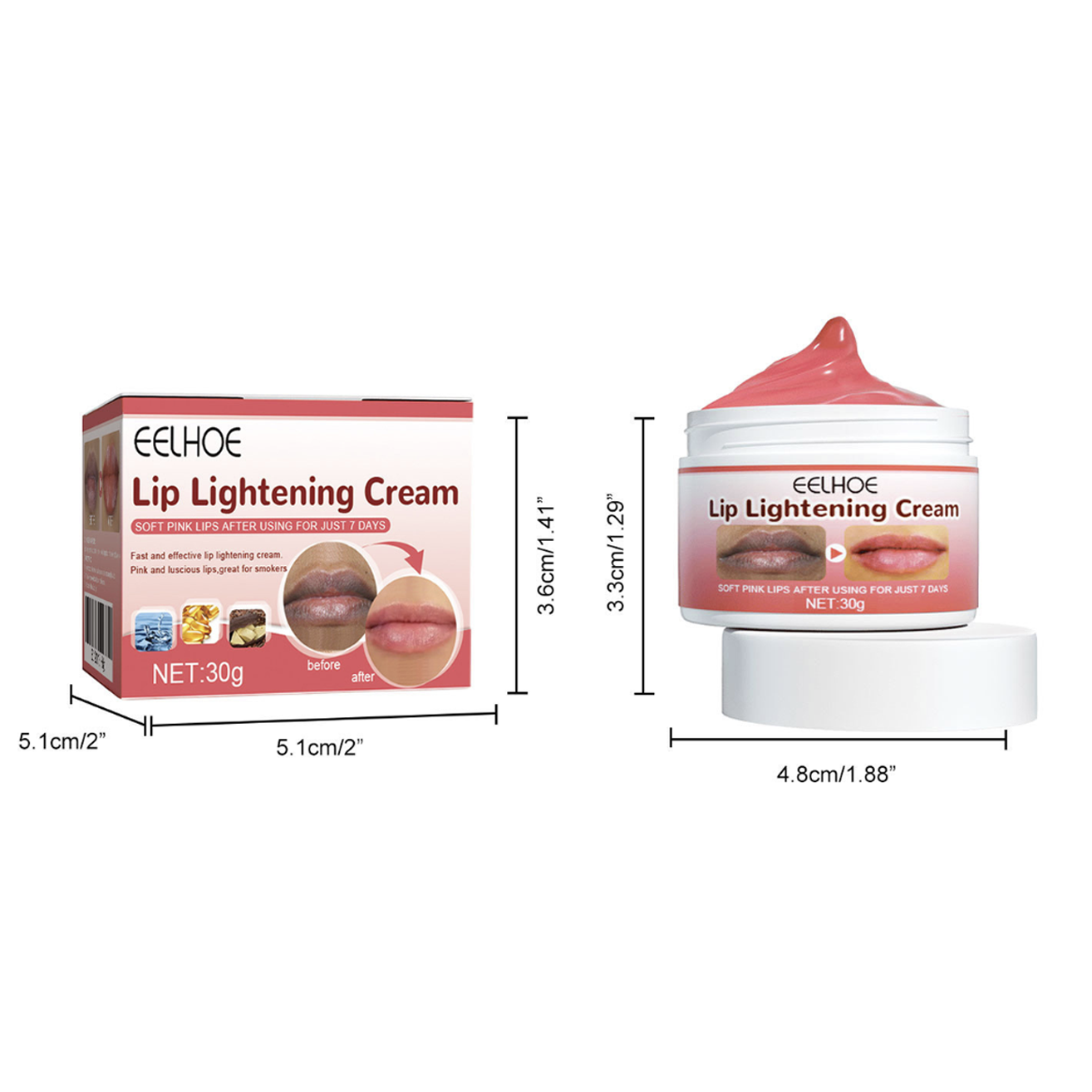 Lips Pink Fresh Lightening Bleaching Cream Treatment Remove Dark Smoke Lips Lip Balm Whitening Moisturizer Nourishing Essence