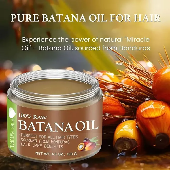 100% Pure Organic Hair Mask Batana Oil Hair Growth Oil Natural Treatment Nourishing Reduce Hair Loss Anti-Breakage Hair Products