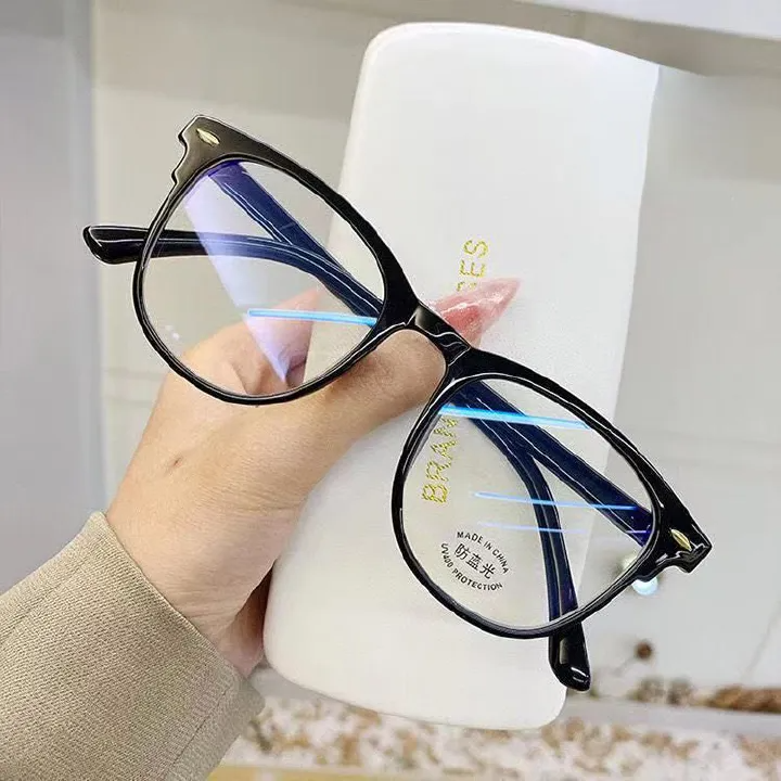 Transparent Computer Glasses Frame Women Men Anti Blue Light Round Eyewear Blocking Glasses Optical Spectacle Eyeglass
