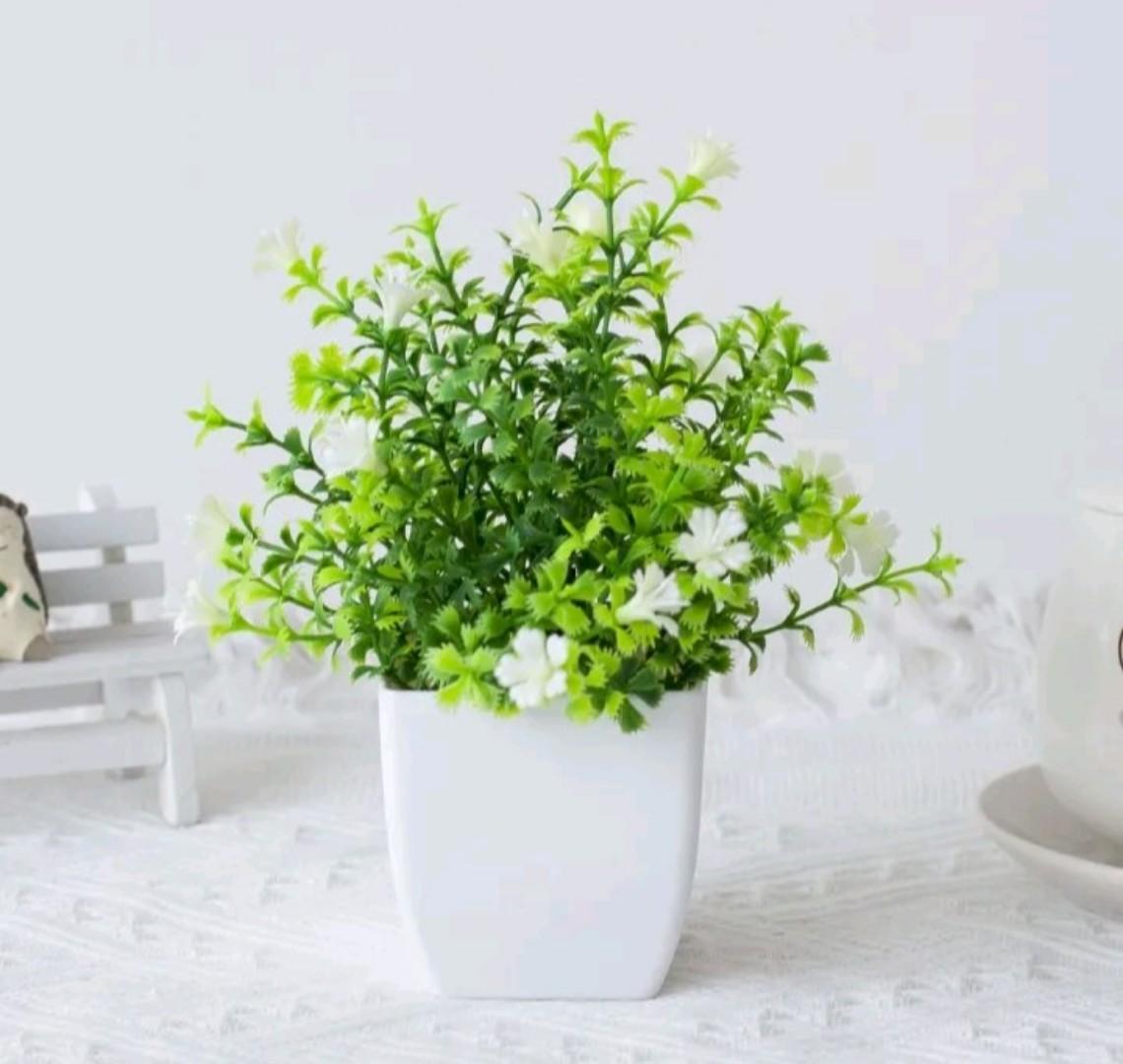 artificial flower , plastic flower for home decor living room table top bathroom