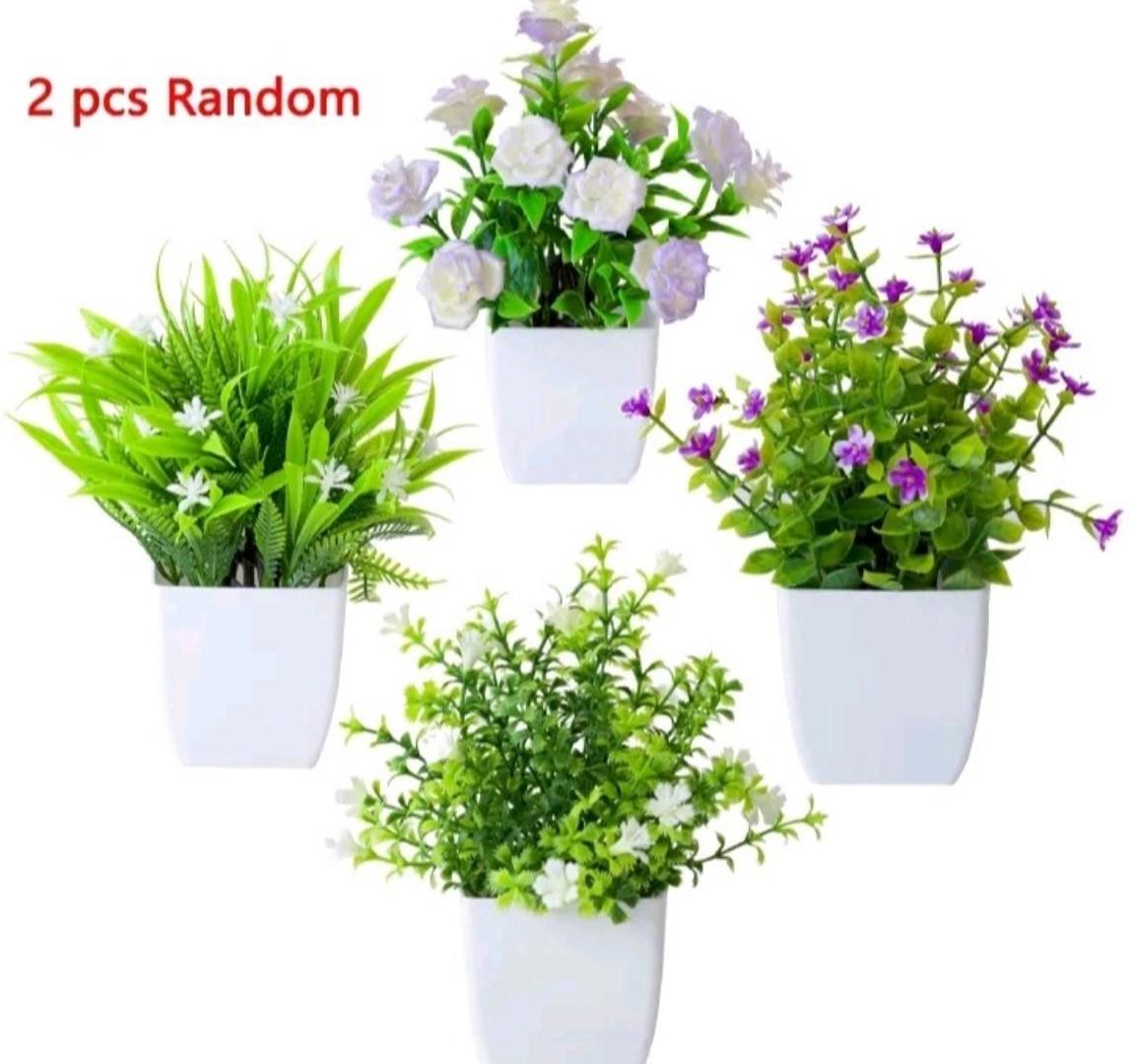 artificial flower , plastic flower for home decor living room table top bathroom