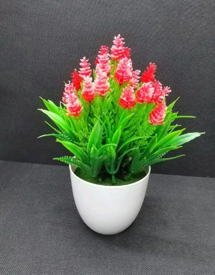 artificial flower , plastic flower for home decor living room table top bathroom