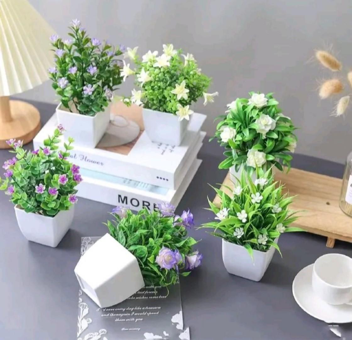 artificial flower , plastic flower for home decor living room table top bathroom