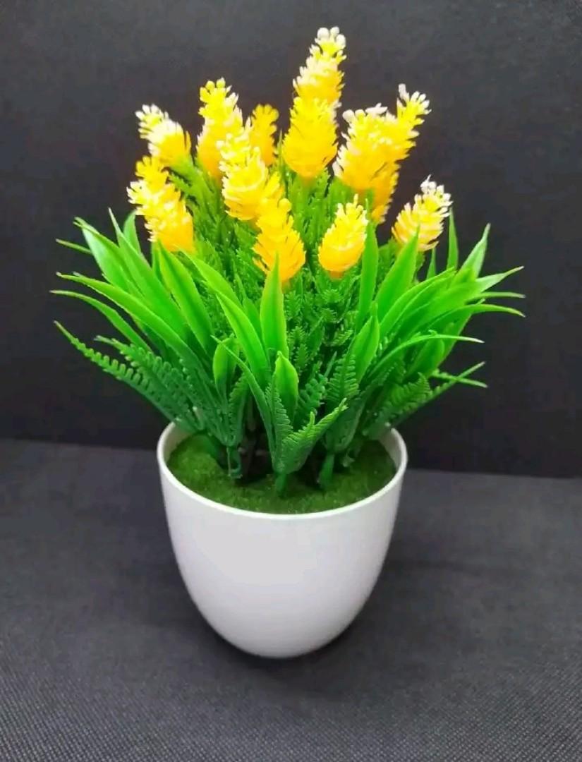 artificial flower , plastic flower for home decor living room table top bathroom