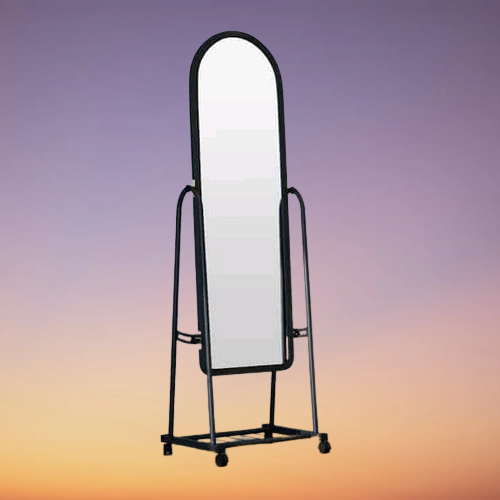 Dressing Mirror with Wheels | Full Body Length |  Wheels and shoes Rack
