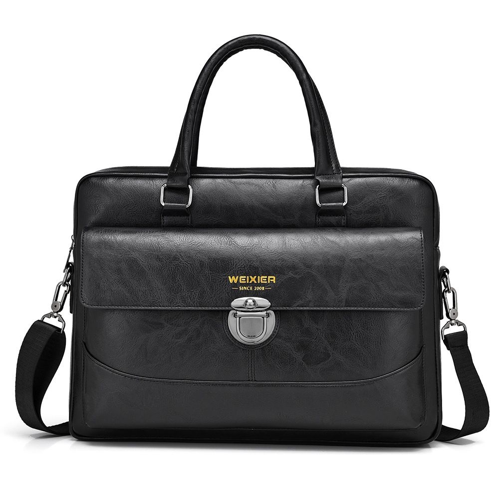 New commuter men's handbag high-end large capacity briefcase computer bag men's business handbag