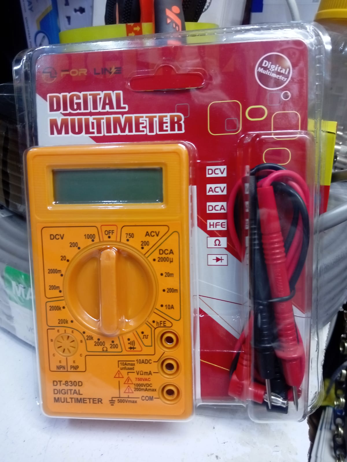 Digital multimeter .works by measuring the electrical properties of a circuit and converting these measurements into a digital readout.