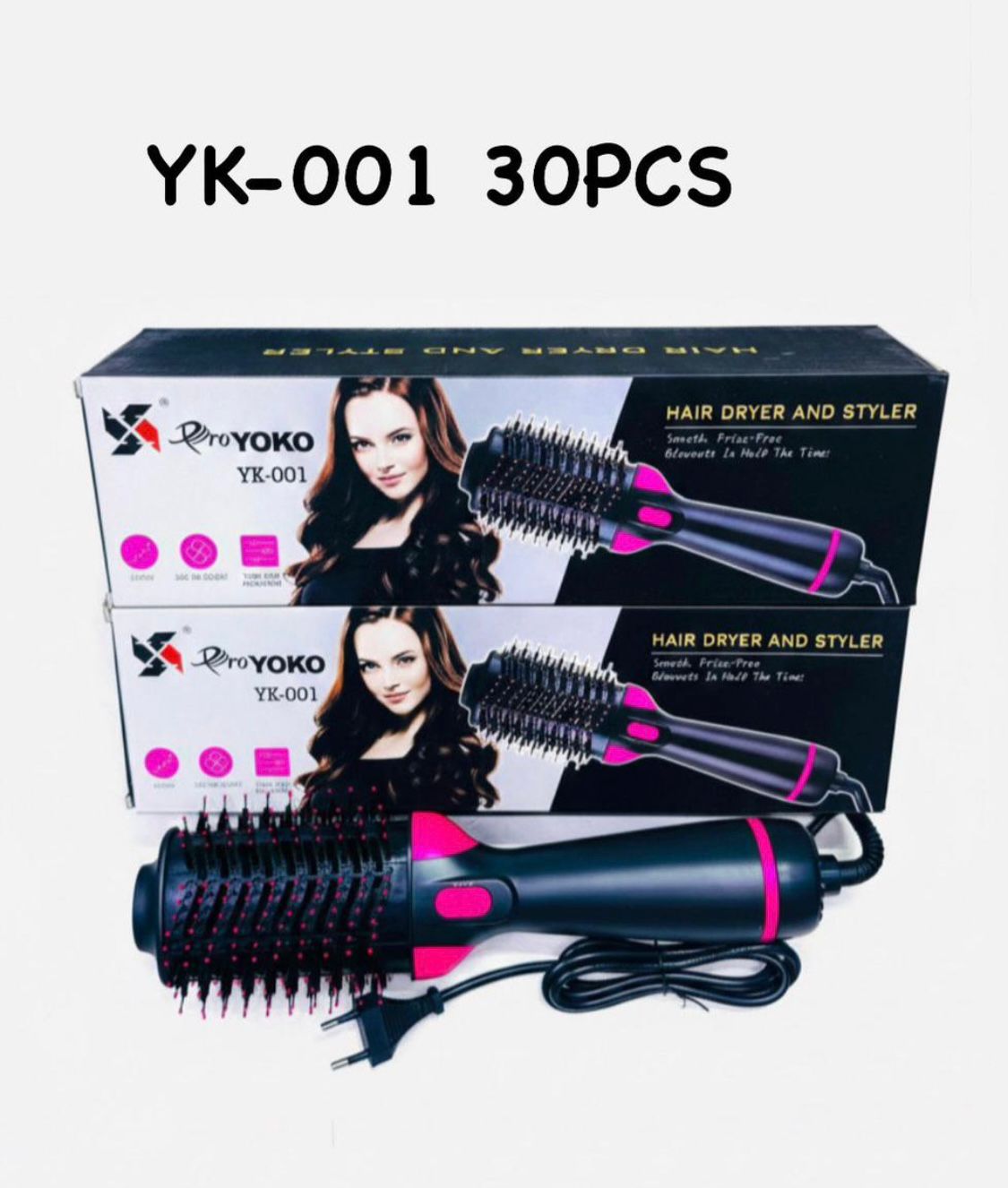 3 in 1 Hair Dryer Hot Comb Hair Brush Volumizer Hair Straightener Hot Air Curling Brushes Hair Styling Tools
