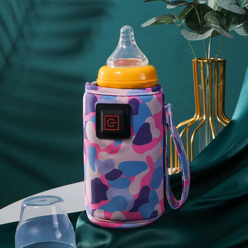 USB Milk Water Warmer Stroller Insulated Bag Baby Nursing Bottle Heater Safe Kids Supplies for Infant Outdoor Travel Accessories