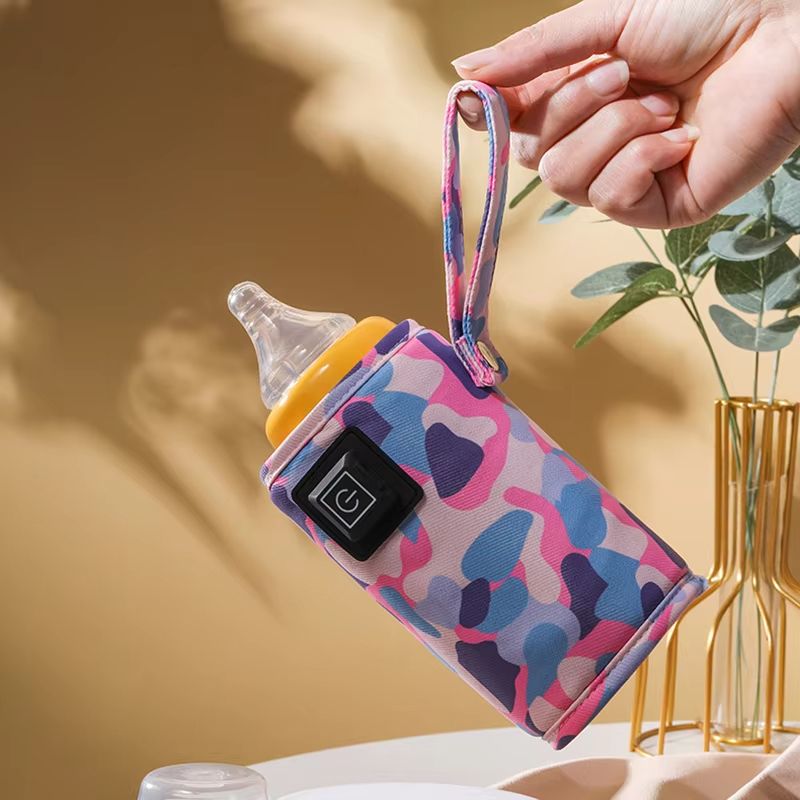 USB Milk Water Warmer Stroller Insulated Bag Baby Nursing Bottle Heater Safe Kids Supplies for Infant Outdoor Travel Accessories