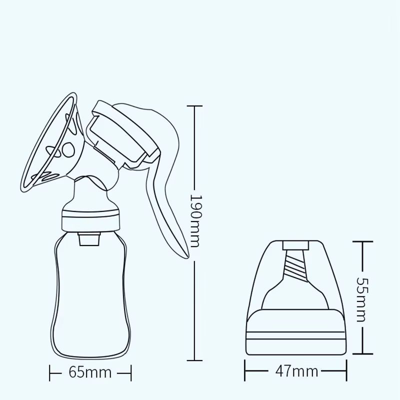 Manual breast pump maternal breast milk booster breast feeding manual breast pump maternity supplies