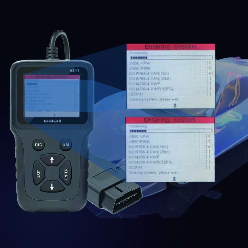 V311 Code Reader For Car Engine Automotive Diagnostic Tool Auto System Car Accessories OBD2 Fault Diagnostic Scanner