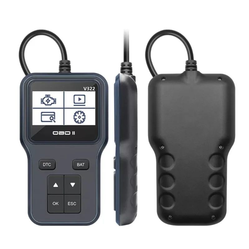 Auto Diagnostic Tool for Universal Vehicles V322 Car Code Reader Auto OBD2 Scanner Support Multi-language CAN BUS