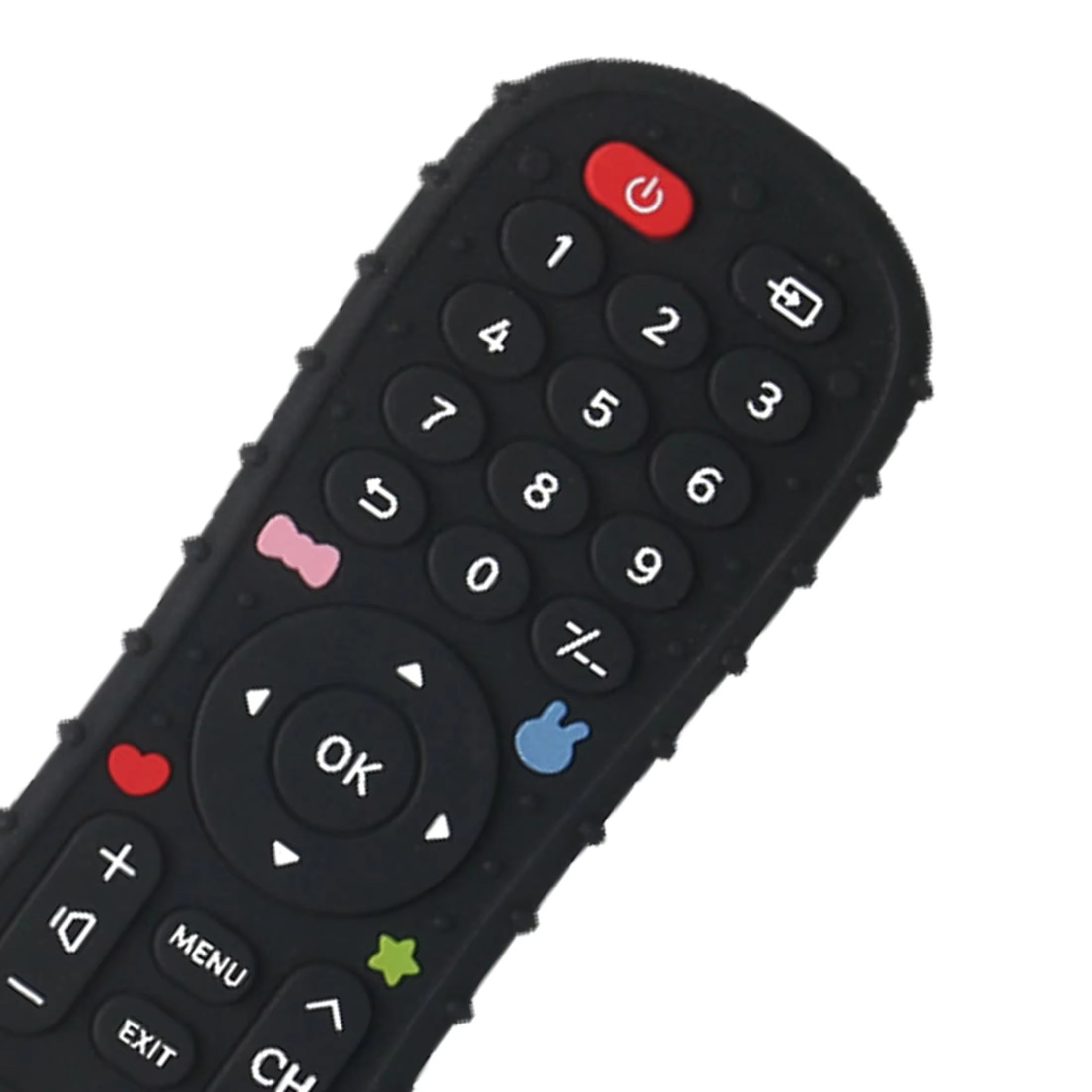Silicone Baby Toys TV Remote Control Shape Teether Toy BPA Free Silicone Teething Chewing Toy Sensory Baby Accessories