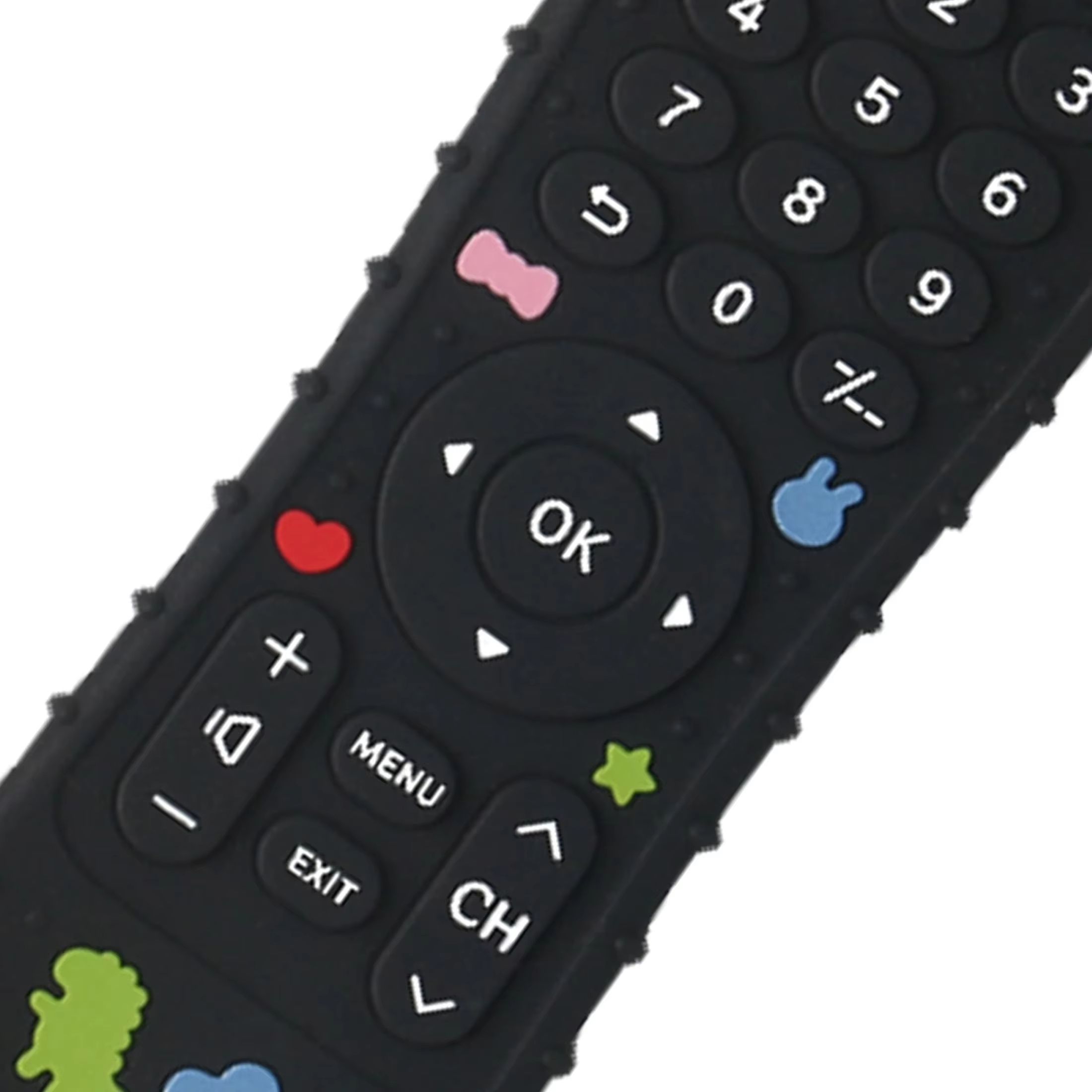 Silicone Baby Toys TV Remote Control Shape Teether Toy BPA Free Silicone Teething Chewing Toy Sensory Baby Accessories