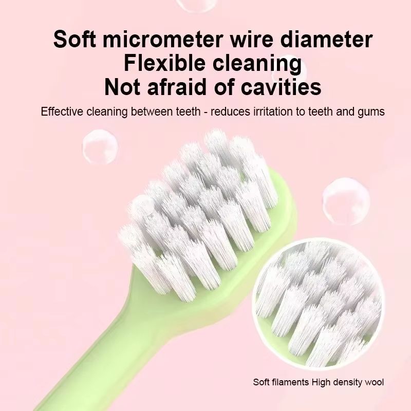 10Pcs Cute Children Small Head Soft Bristle Toothbrush High Density Brush Wire Does Not Damage Gums for Children Aged 3-12