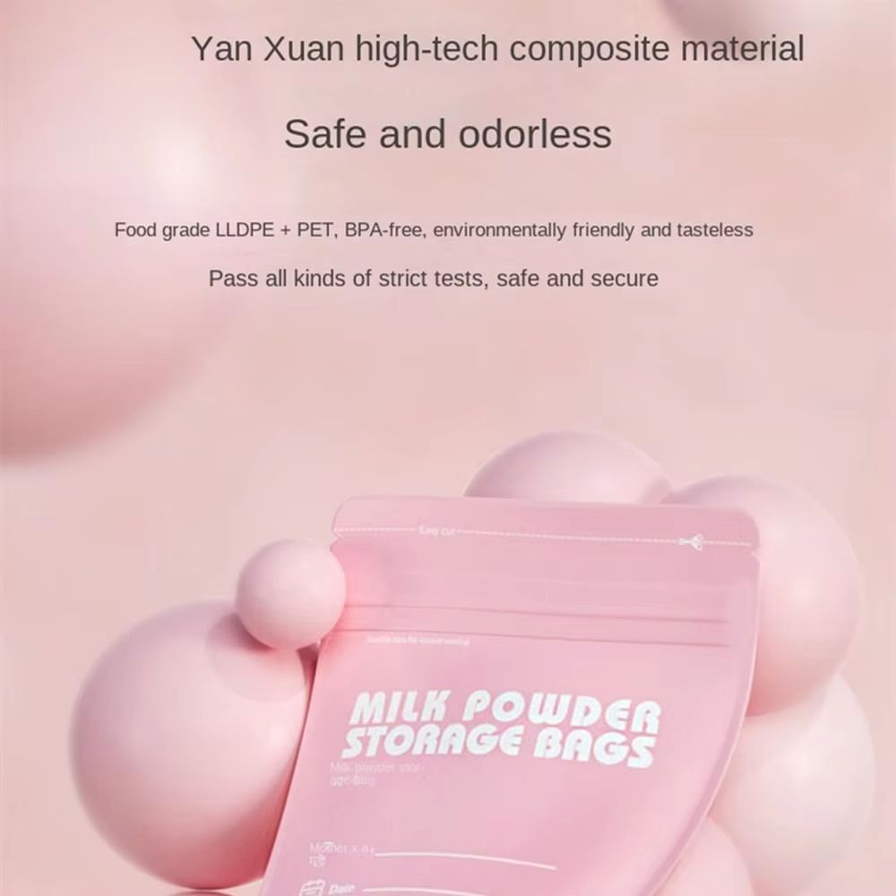 30PCS/Set Portable Leakproof Sealed Baby Food Storage Bags Feeding Milk Powder Holder Disposable Milkpowder Pouches