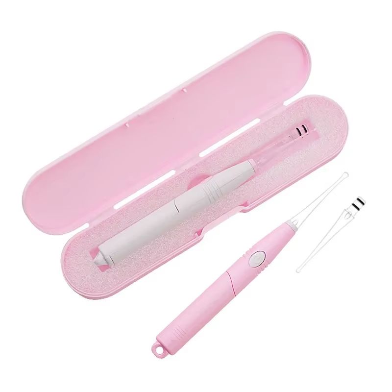 1 Set Baby Ear Cleaner Ear Wax Removal Tool Flashlight Earpick Ear Cleaning Earwax Remover Luminous Ear Curette Light Spoon