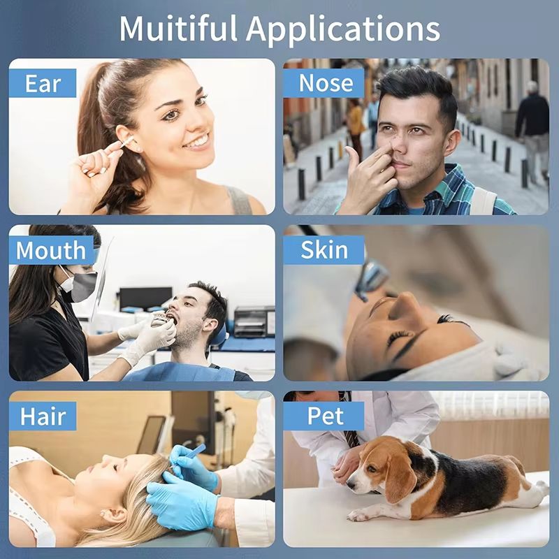 Visual Ear Cleaner with Camera Wireless Ear Sticks Otoscope USB C Charging Endoscope Ear Wax Removal Tools Earpick MIni Camera