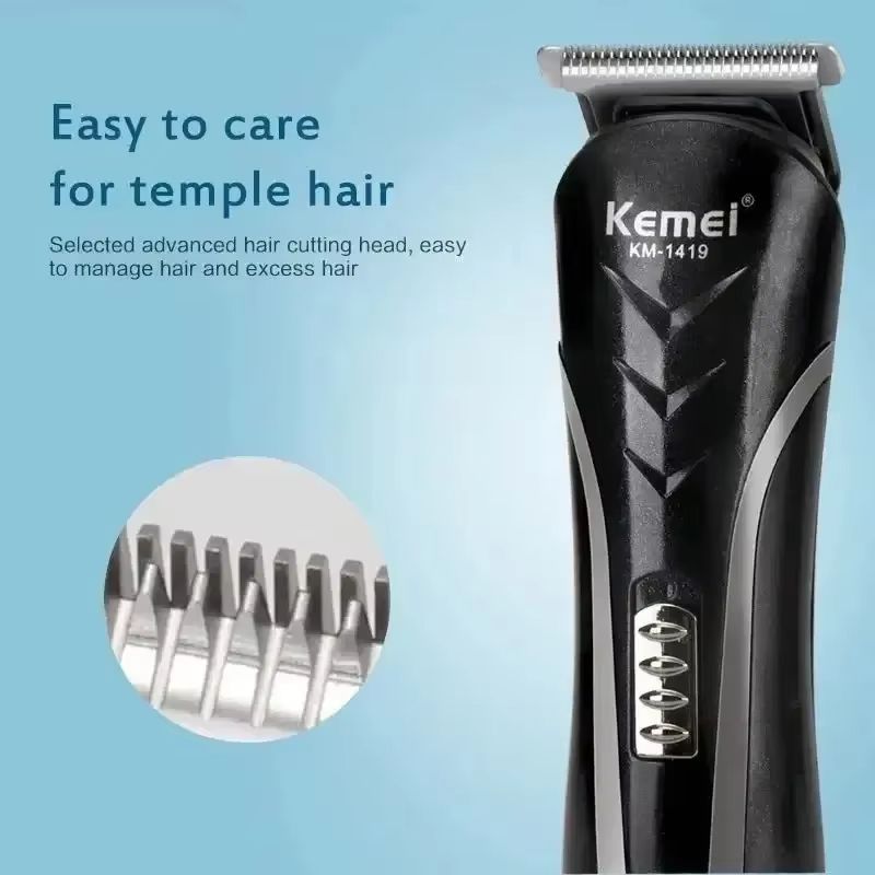 Rechargeable Electric Hair Clipper Men'S Household Shaver Hair Trimmer and Nose Trimmer 3 in 1 Hair Clippers Men