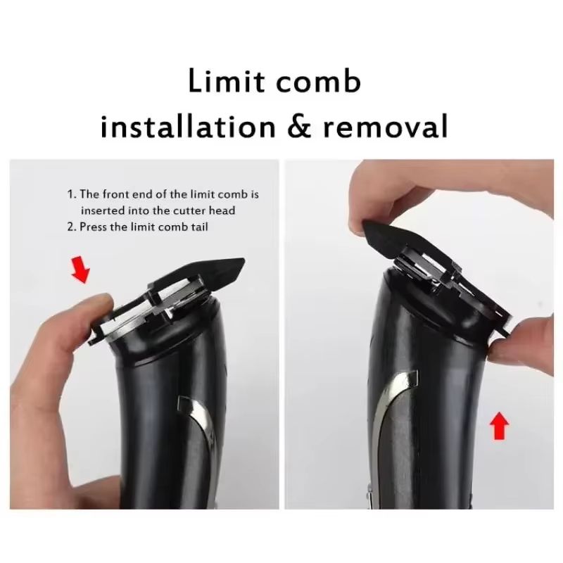 Rechargeable Electric Hair Clipper Men'S Household Shaver Hair Trimmer and Nose Trimmer 3 in 1 Hair Clippers Men