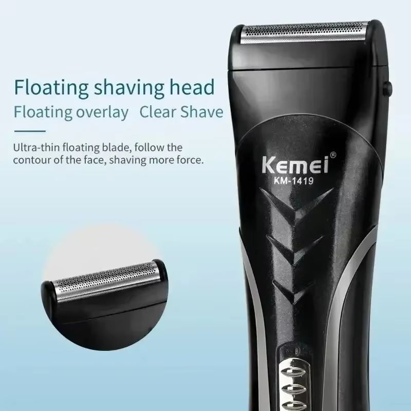 Rechargeable Electric Hair Clipper Men'S Household Shaver Hair Trimmer and Nose Trimmer 3 in 1 Hair Clippers Men