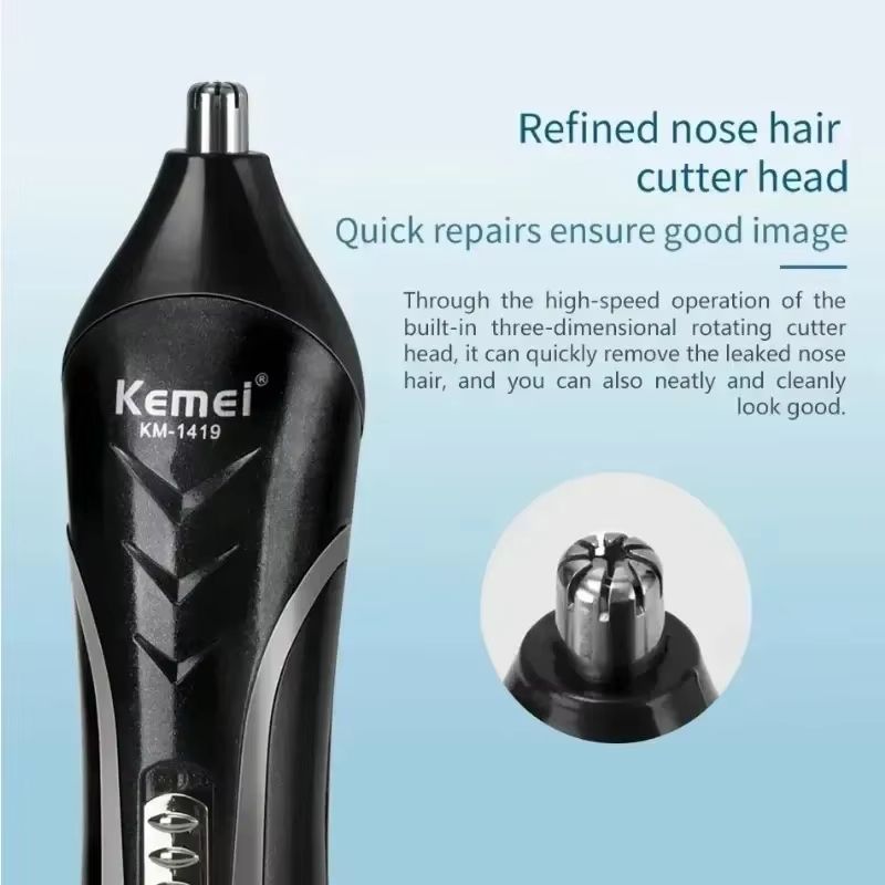 Rechargeable Electric Hair Clipper Men'S Household Shaver Hair Trimmer and Nose Trimmer 3 in 1 Hair Clippers Men