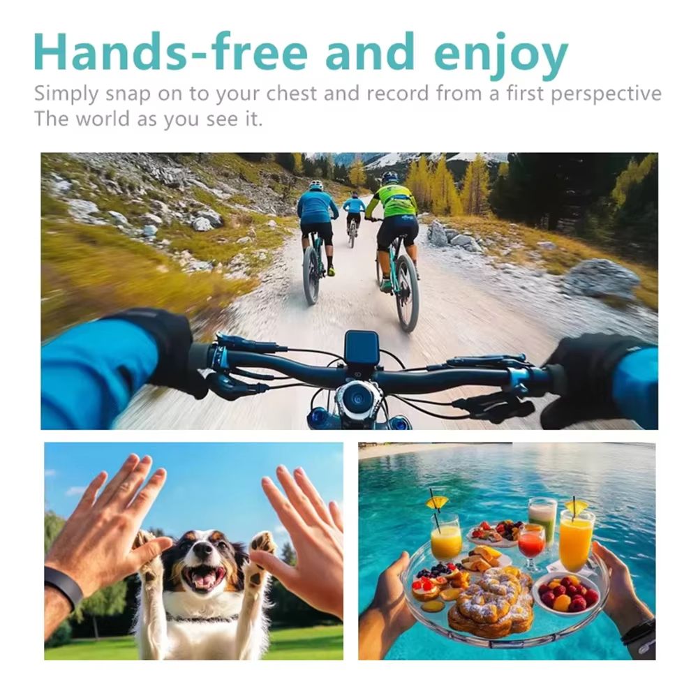 2.7K 1080P HD Mini Body Camera WiFi Sports DV Video Recorder Portable Wearable Magnetic Thumb Action Camera Bike Small Camcorder