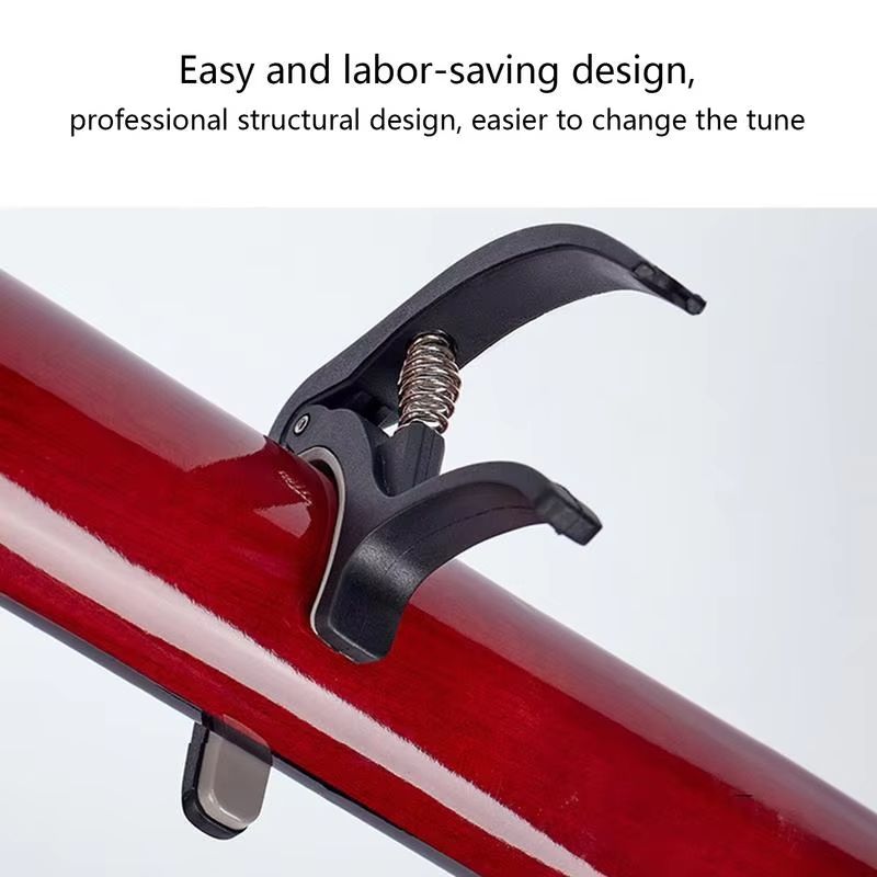 Portable Plastic Guitar Capo For 6 String Acoustic Classic Electric Guitarra Tuning Clamp Musical Instrument Accessories Black