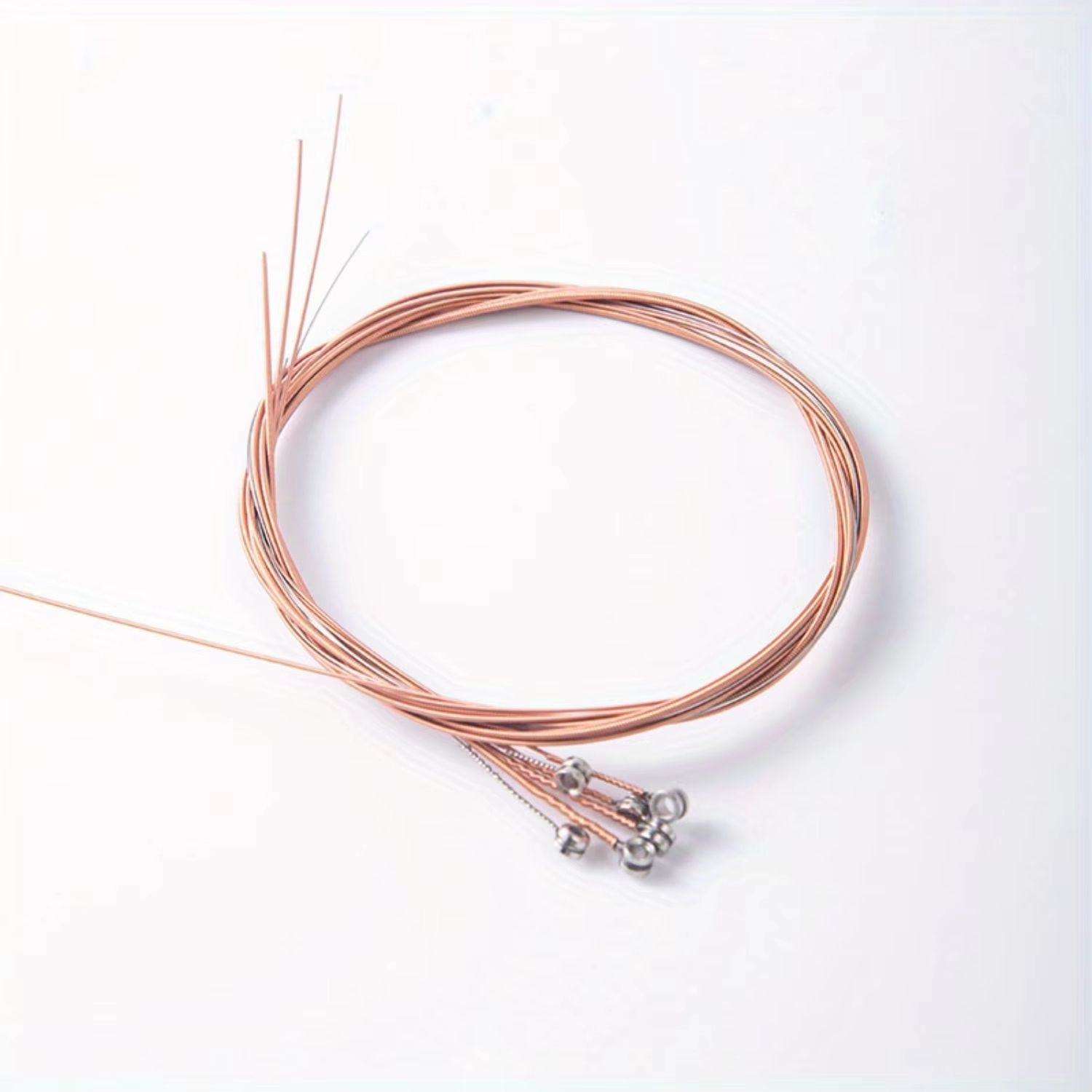 1 SET 6 Pieces Copper Guitar Strings 1-6 for Classical Classic Steel Wire Classic Acoustic Folk Guitar Parts Accessories