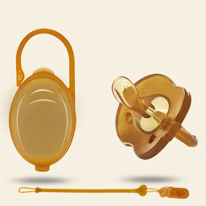 Day Round Head Night Flat Head Baby Silicone Pacifier Soother Breastmilk-like design No crying for baby Perfect gift for newborns