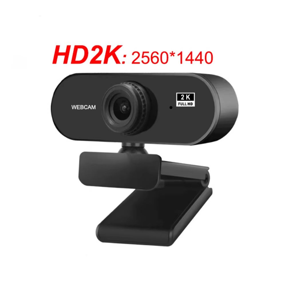 USB HD Web Camera 1080P and 2K Autofocus with Microphone Plug and Play for PC Laptop Desktop Conference and Video Call