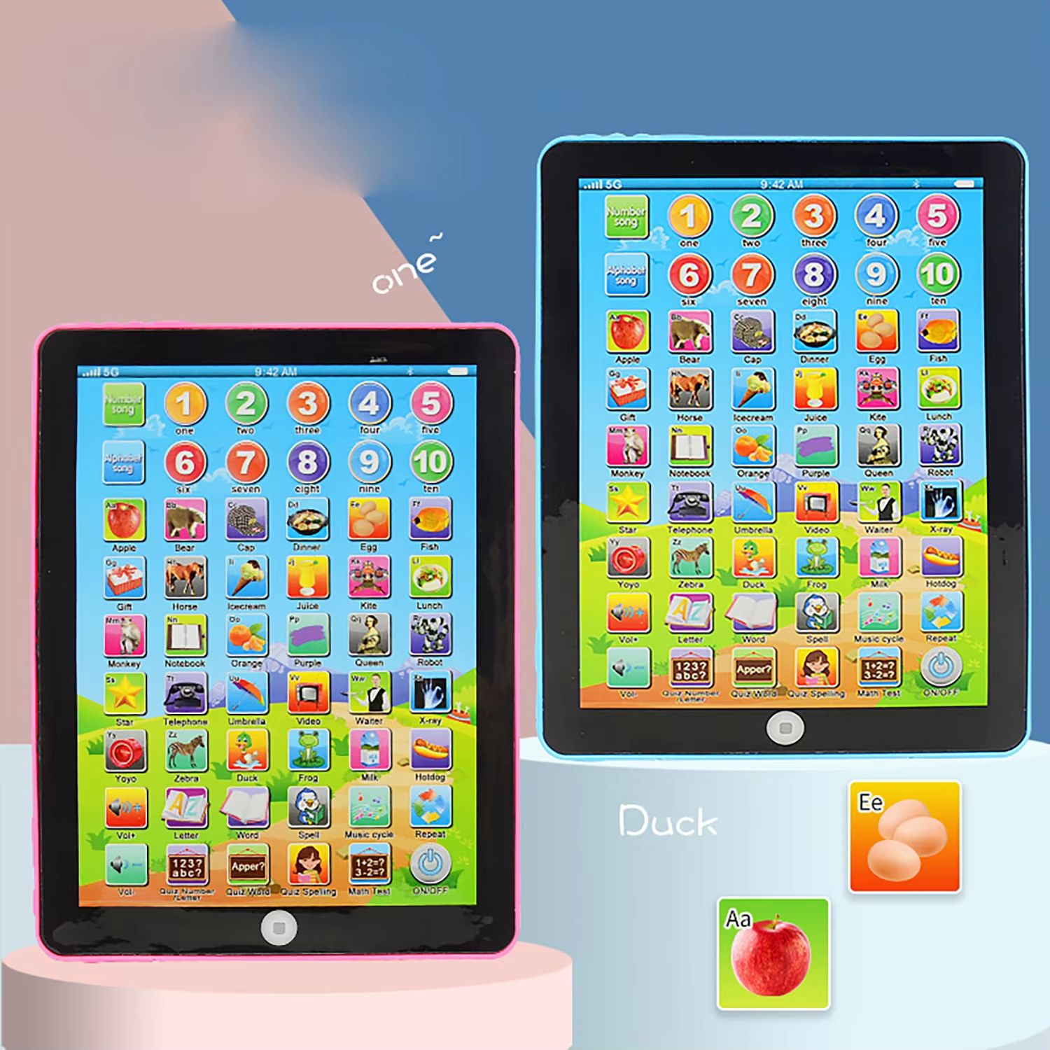 Voice Point Reading Machine Tablet Children's English Learning Machine Simulation Computer Story Machine Puzzle Toy