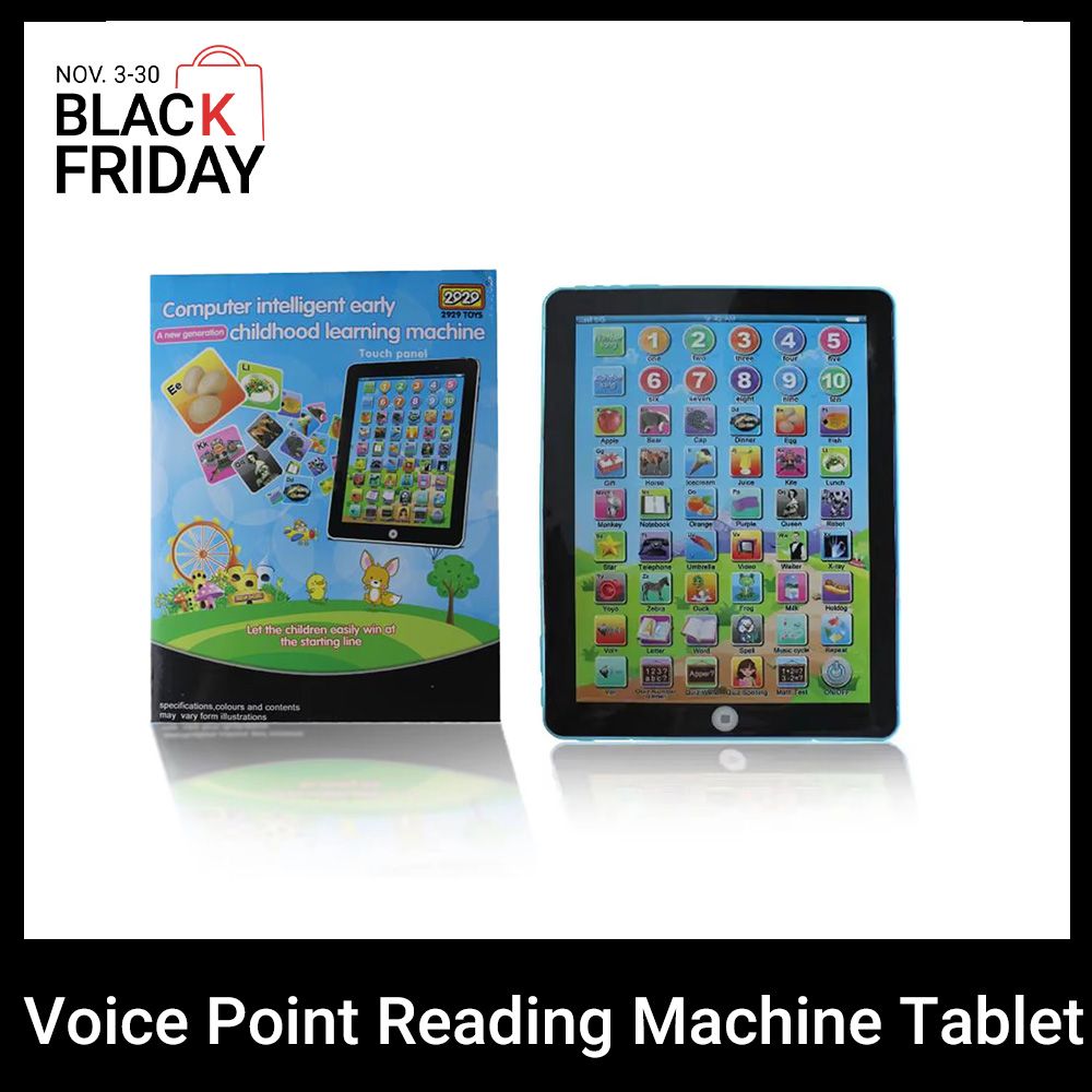 Voice Point Reading Machine Tablet Children's English Learning Machine Simulation Computer Story Machine Puzzle Toy