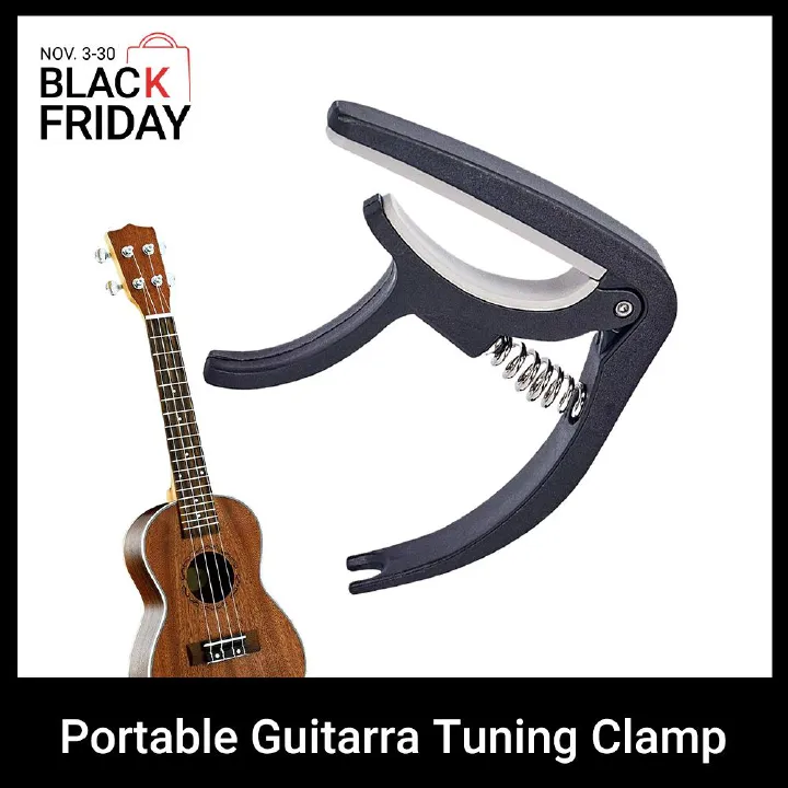 Portable Plastic Guitar Capo For 6 String Acoustic Classic Electric Guitarra Tuning Clamp Musical Instrument Accessories Black