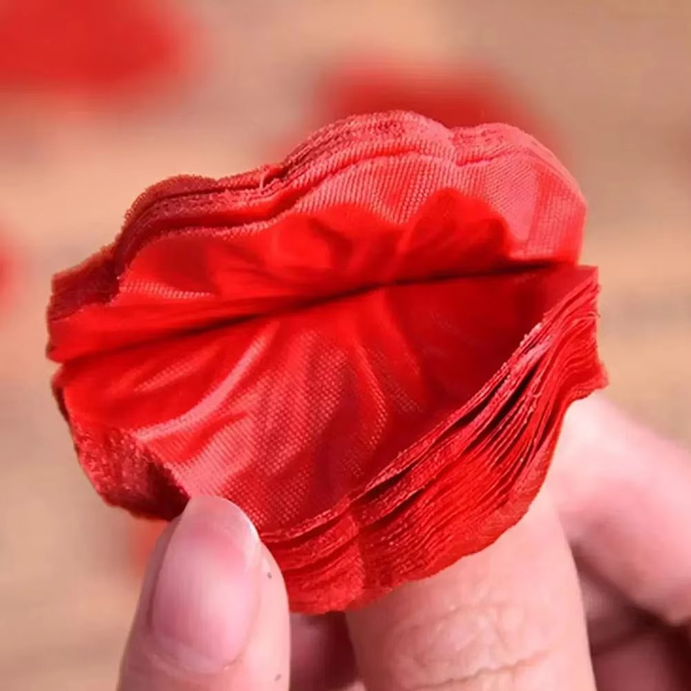 1000Pcs Artificial Fake Rose Petals Colorful Simulation Silk Rose Petal For Valentines Day Proposal Wedding Room Decoration Supplies Party Romantic Decoration