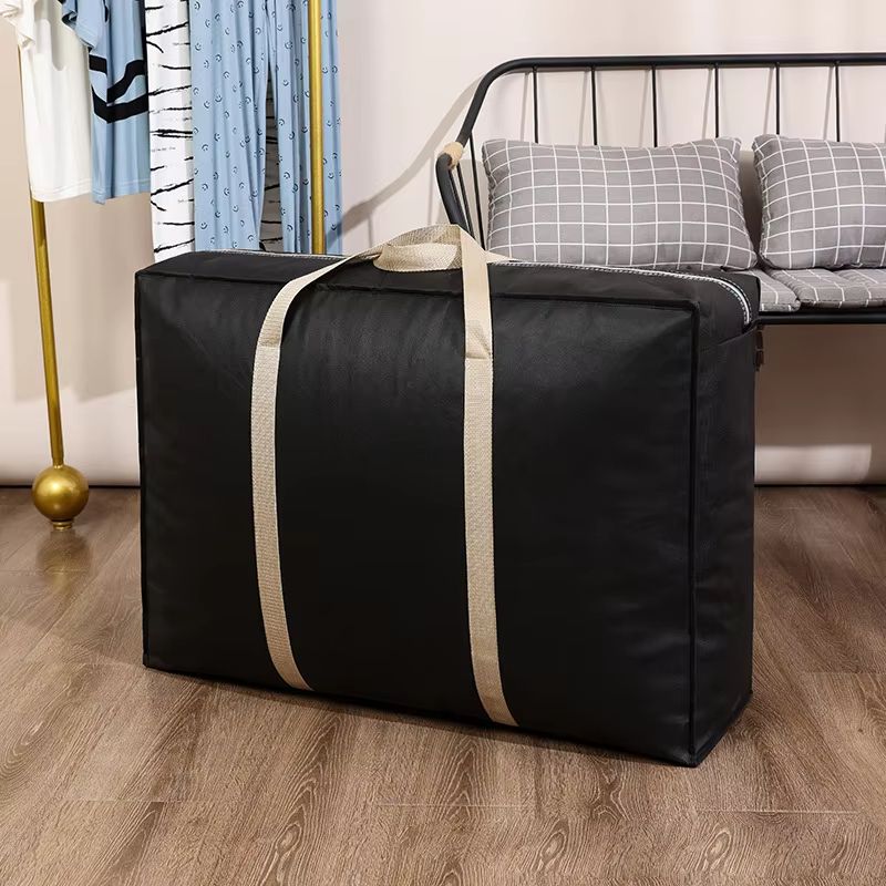 1pcs Extra Large Moving Luggage Bags Laundry Shopping Bag Home Storage Travel Bag Packing Tool Foldable Large Capacity Quilt Storage Heavy-Duty Storage Bags for Clothes & Bedding