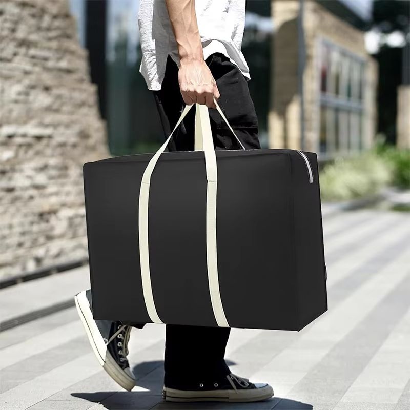 1pcs Extra Large Moving Luggage Bags Laundry Shopping Bag Home Storage Travel Bag Packing Tool Foldable Large Capacity Quilt Storage Heavy-Duty Storage Bags for Clothes & Bedding
