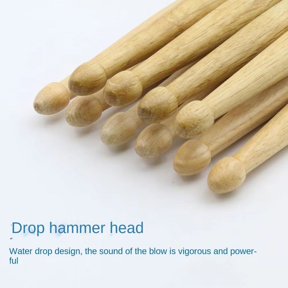 Classic 5A Drum Sticks Classic Maple Wood Drumsticks Professional Drum Stick Percussion Instrument Accessories Drum Set for Drum Practice Beginners Kids Adults Jazz Rock Orchestra