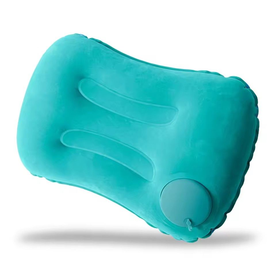 Portable and comfortable inflatable pillows, camping pillows, pool pillows, ultra soft car pillows, used for neck and waist support